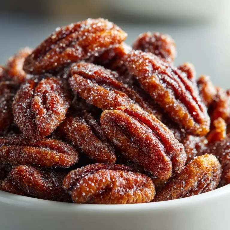 Stovetop Maple Candied Pecans Recipe