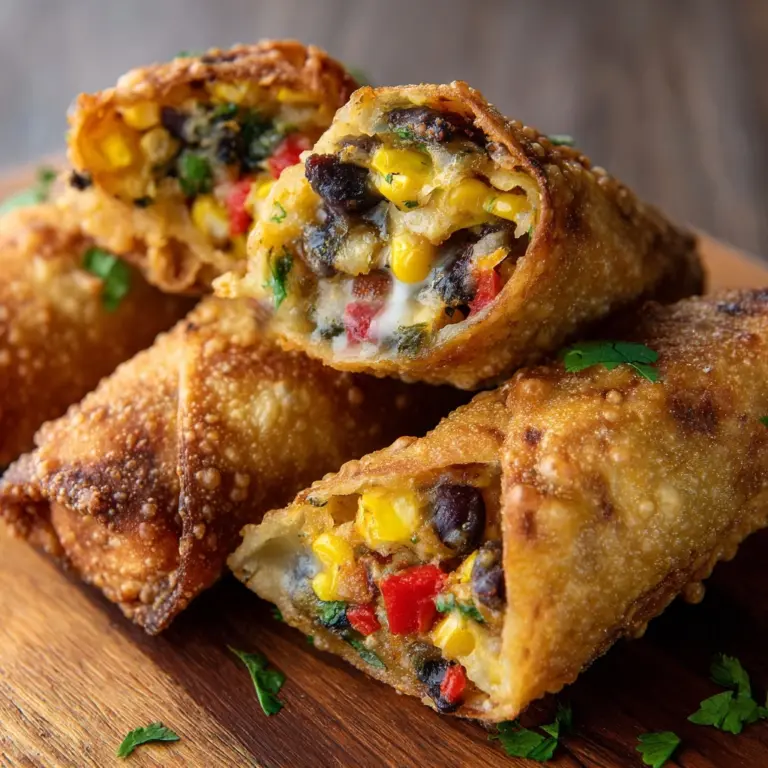 Tex-Mex Inspired Egg Rolls Recipe