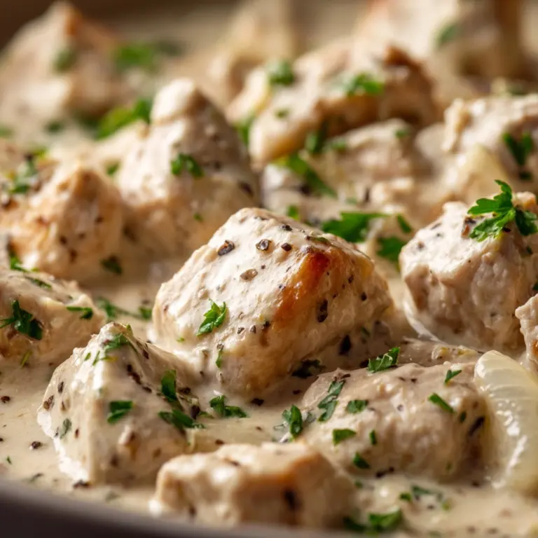 Slow Cooker Creamy Chicken & Gravy Recipe
