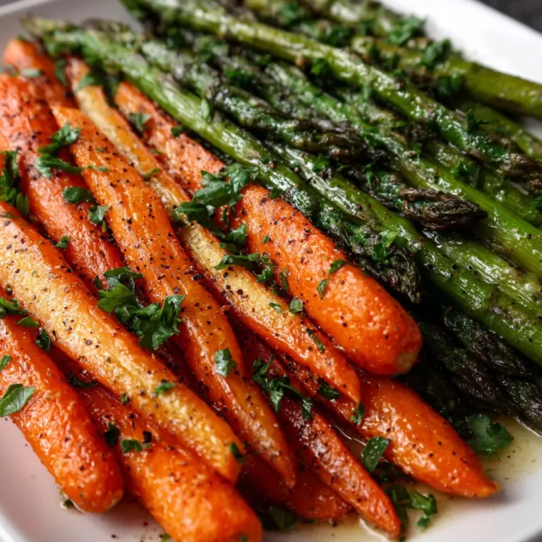 Roasted Asparagus & Carrots Recipe
