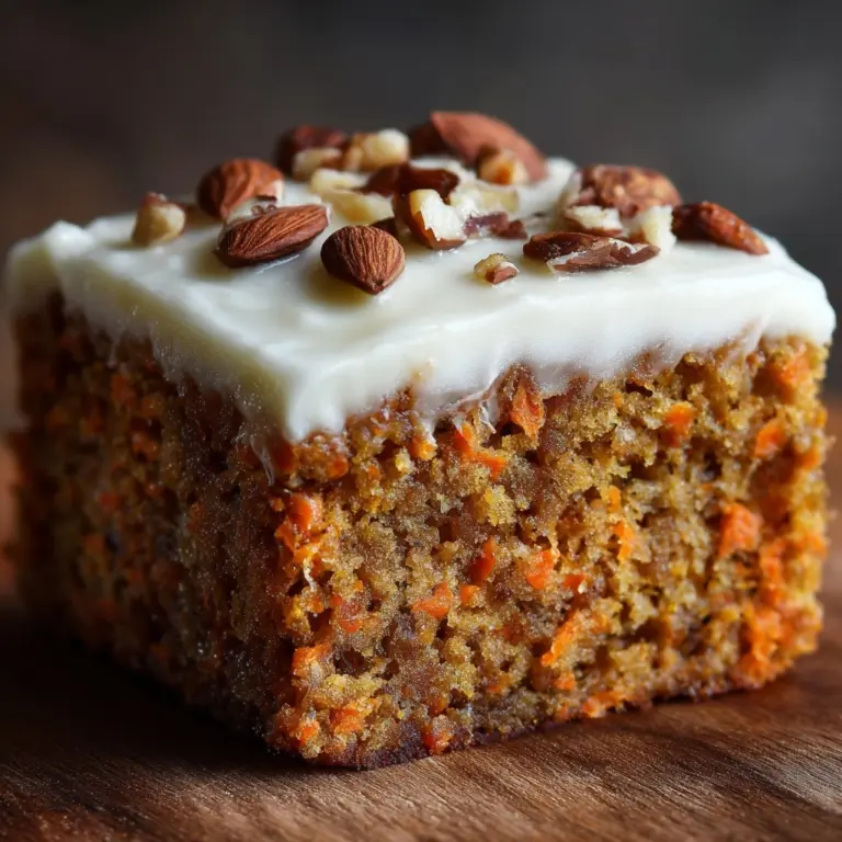 Flourless Carrot Cake Recipe
