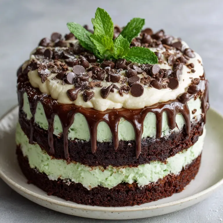 Mint Chocolate Poke Cake Recipe