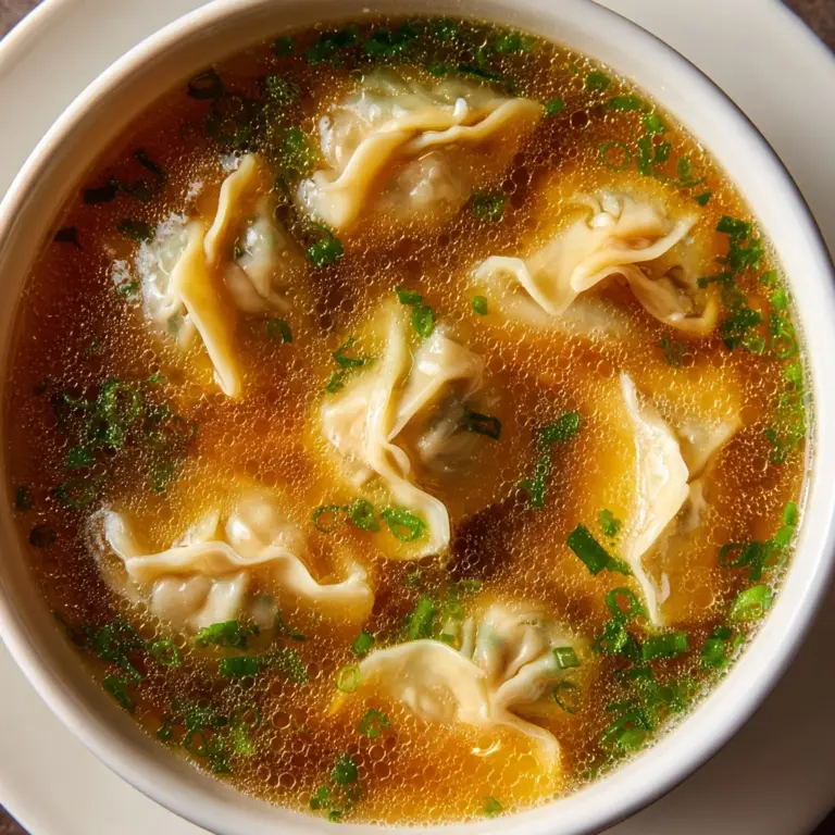 Wonton Soup Recipe