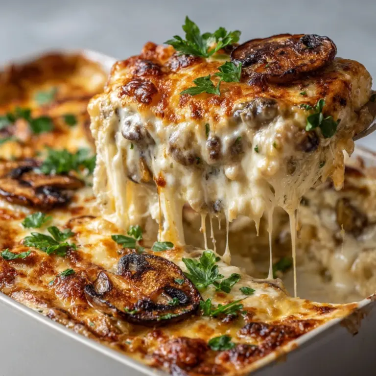 Creamy Stuffed Mushroom Dip Recipe