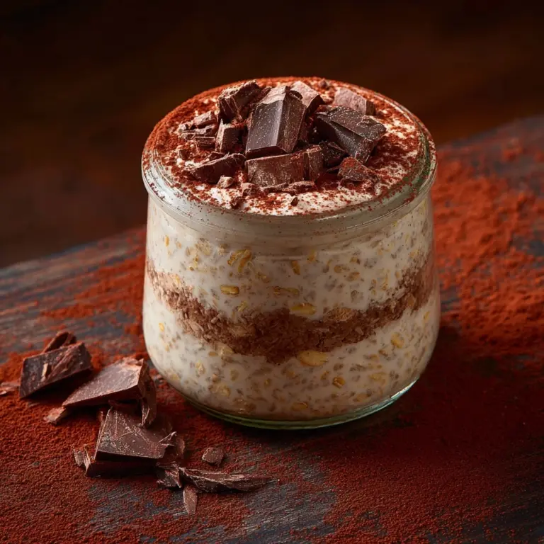 Tiramisu Overnight Oats Recipe