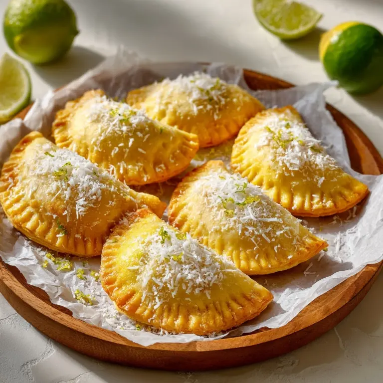 Pineapple Lime Coconut Hand Pies for Tropical Treats Recipe