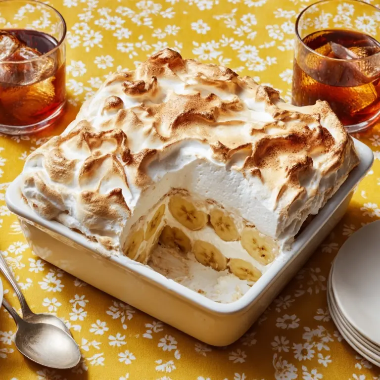 Old-Fashioned Homemade Banana Pudding Recipe
