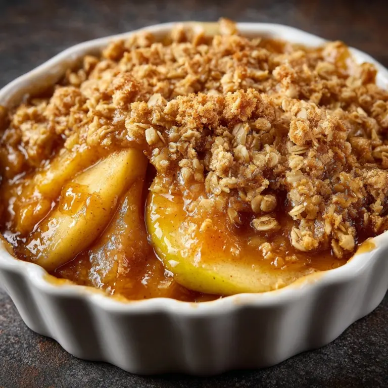 Old Fashioned Easy Apple Crisp Recipe