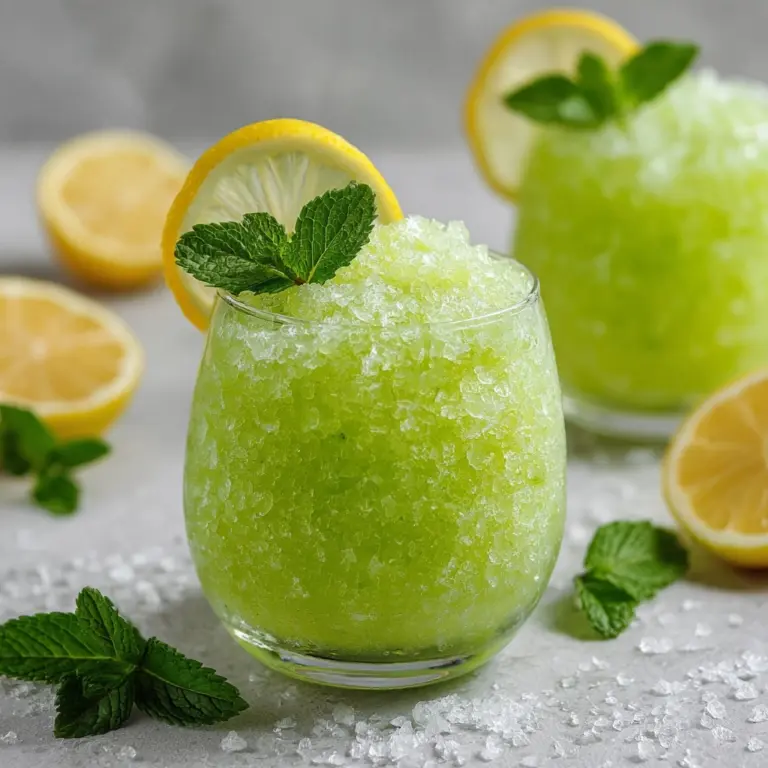 Frozen Mint Lemonade Recipe