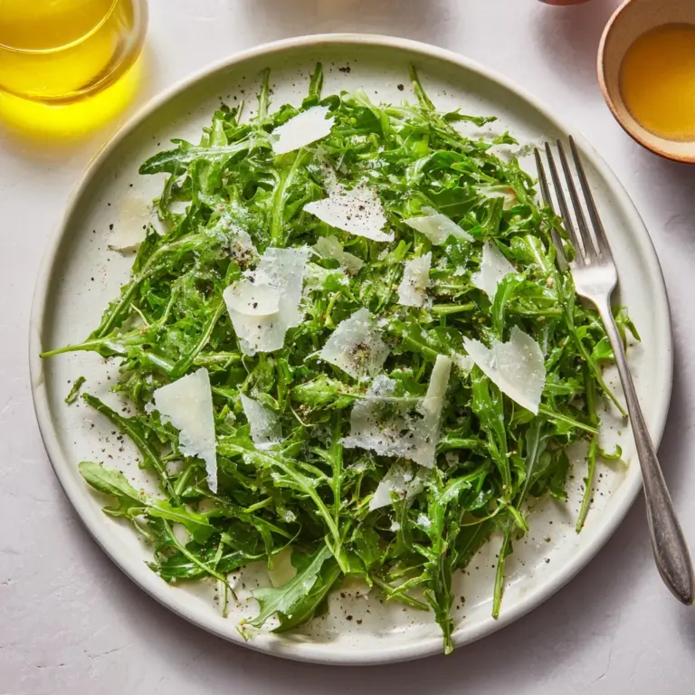 Arugula Salad with Shaved Parmesan Recipe