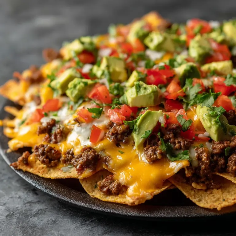 Easy Cheesy Beef Nachos Recipe