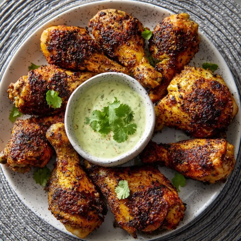 Peruvian-Style Roast Chicken with Green Sauce Recipe
