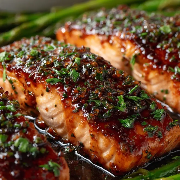 Balsamic Glazed Salmon with Asparagus Recipe