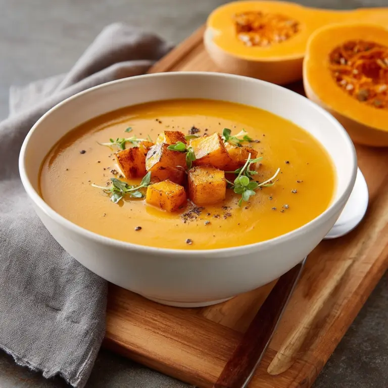 Roasted Butternut Squash Soup Recipe
