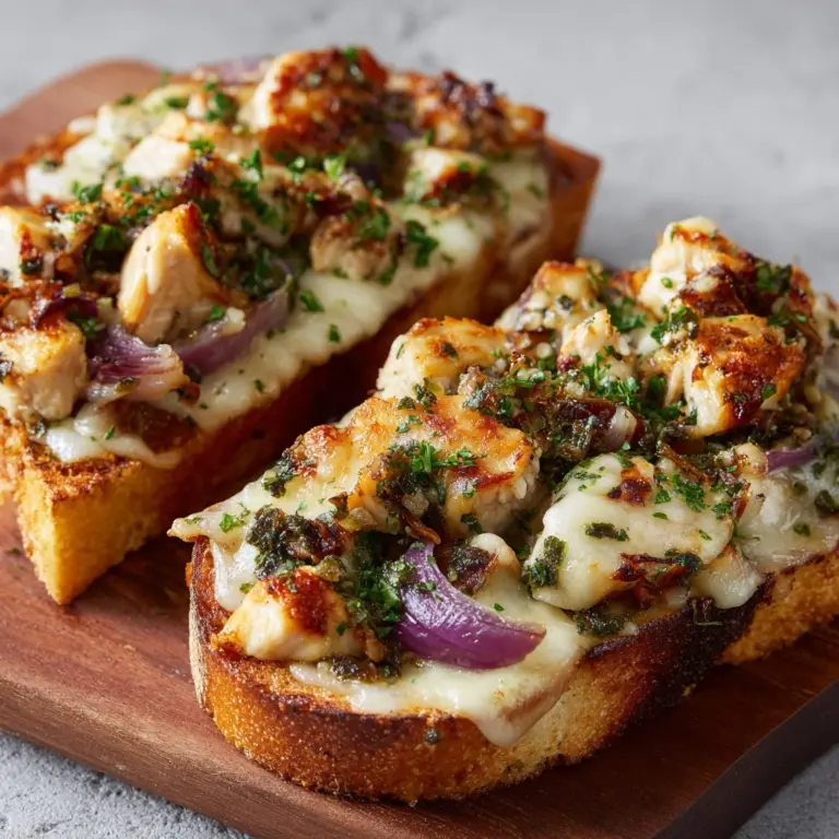 French Bread Chicken Alfredo Pizza Recipe