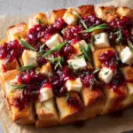 Cranberry Brie Sourdough Pull-Apart Bread Recipe