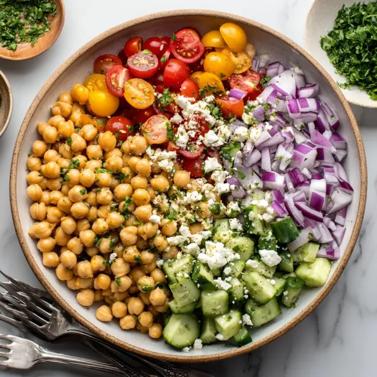 Mediterranean Chickpea Salad Recipe