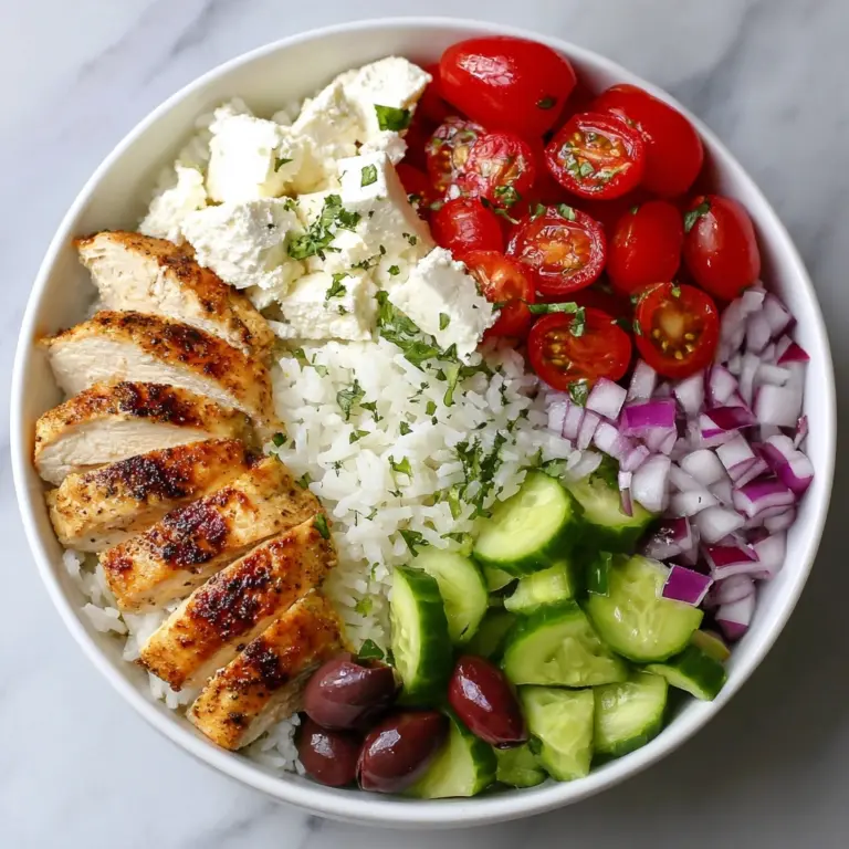 Greek Chicken Bowls Recipe