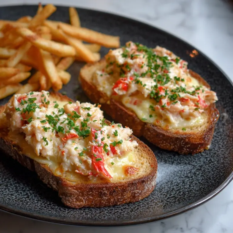 Easy & Quick Crab Melts Recipe