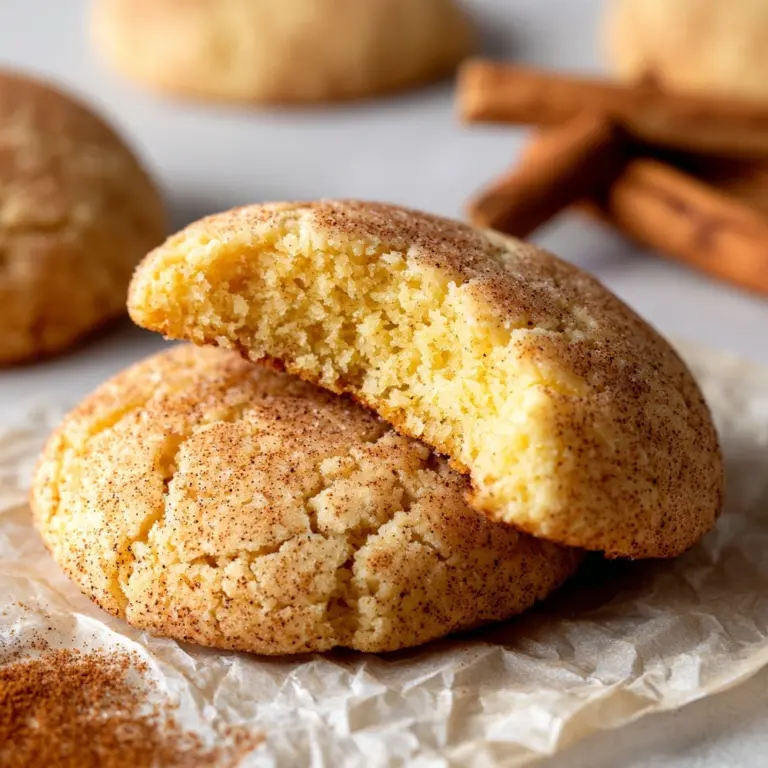 Chewy Pumpkin Snickerdoodle Cookies Recipe