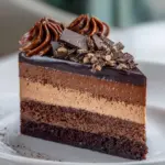 Dark Chocolate Mousse Cake Recipe