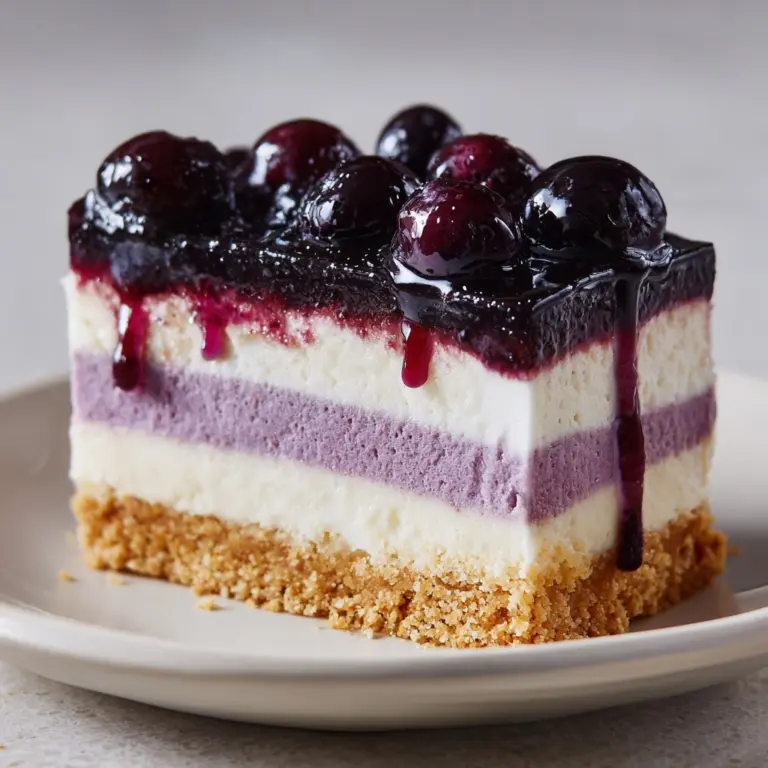 No-Bake Blueberry Cheesecake Recipe