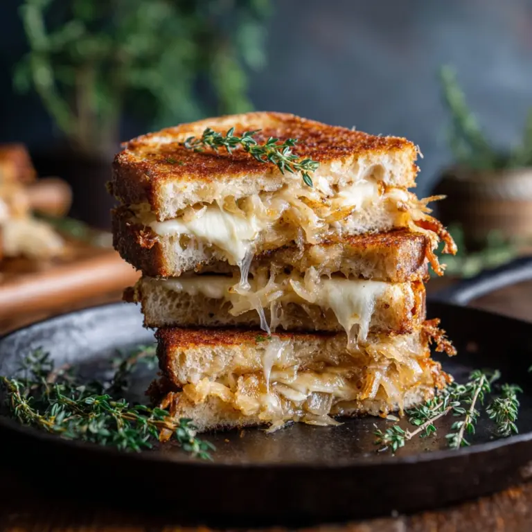 Trench Onion and Apple Grilled Cheese Recipe