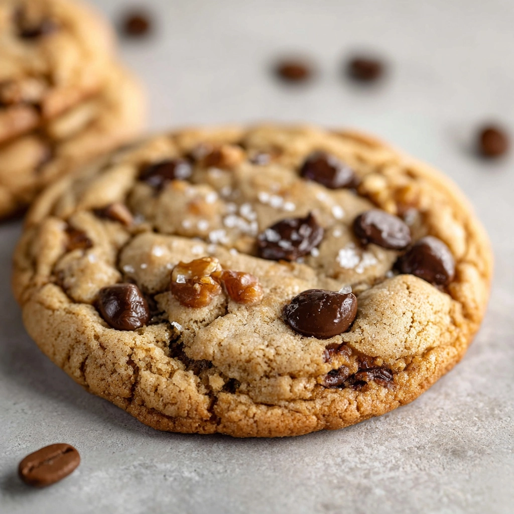 Brown Butter Coffee Toffee Cookies Recipe - Recipe Image