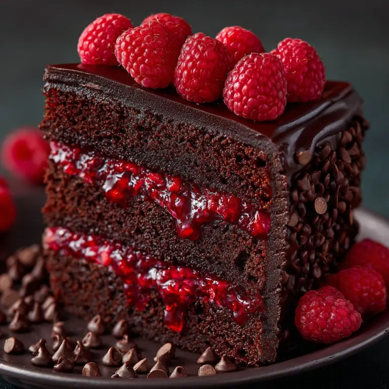 Chocolate Raspberry Cake Recipe