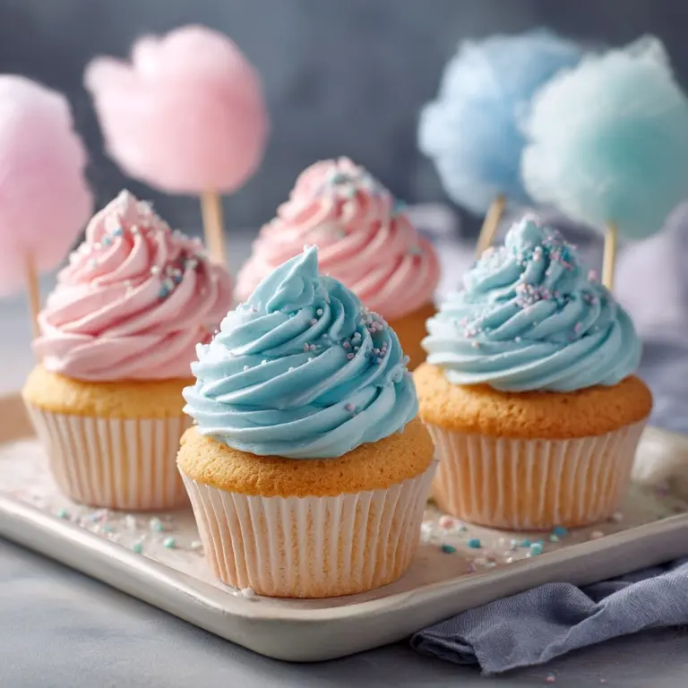 Cotton Candy Cupcakes Recipe