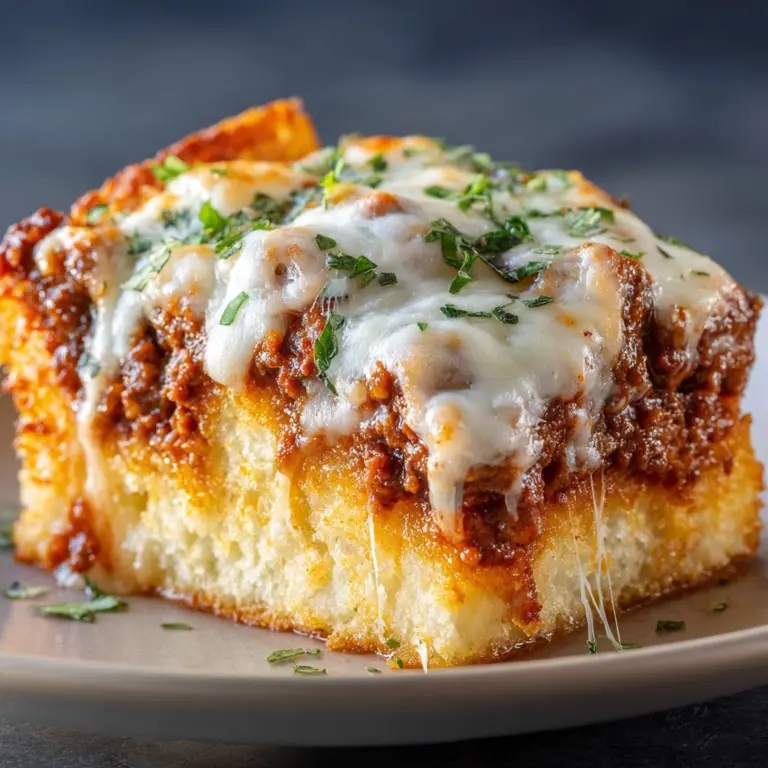 Garlic Bread Cheesy Sloppy Joe Bake Recipe