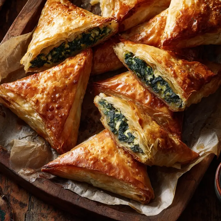 Lebanese Spinach Pies Recipe