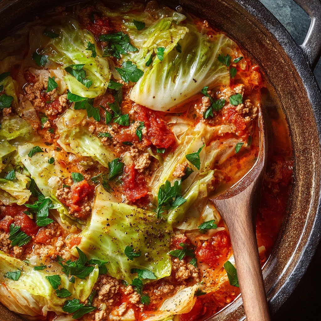 Polish Stuffed Cabbage Soup Recipe