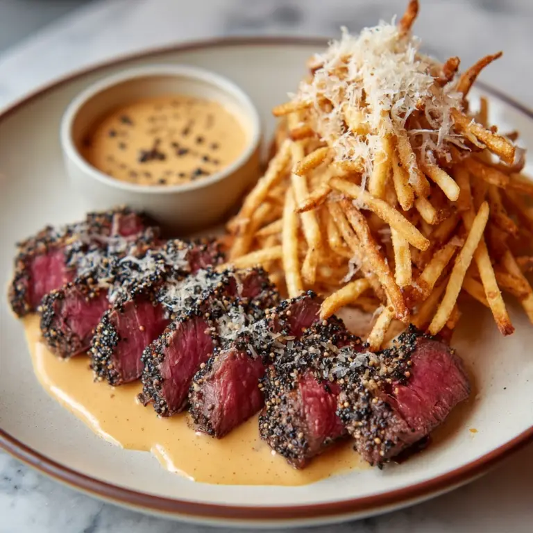 Steak Frites Au Poivre Recipe