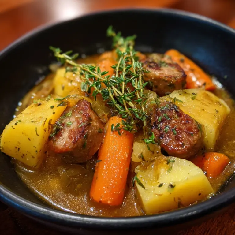 Crockpot Sausage Casserole Recipe