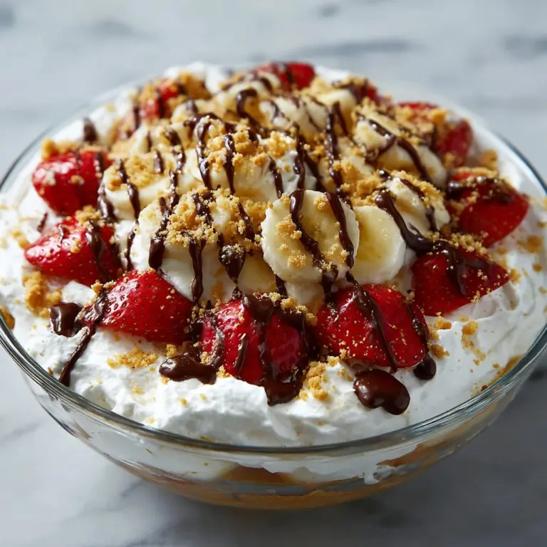 No-Bake Banana Split Dessert Recipe