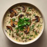 Decadent and Creamy Mushroom Soup Recipe