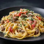 Creamy Italian Spaghetti with Ground Beef Recipe