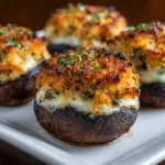 Caramelized Onion & Gruyère Stuffed Mushrooms Recipe