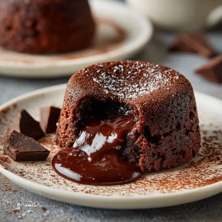 Easy Chocolate Lava Cake Recipe