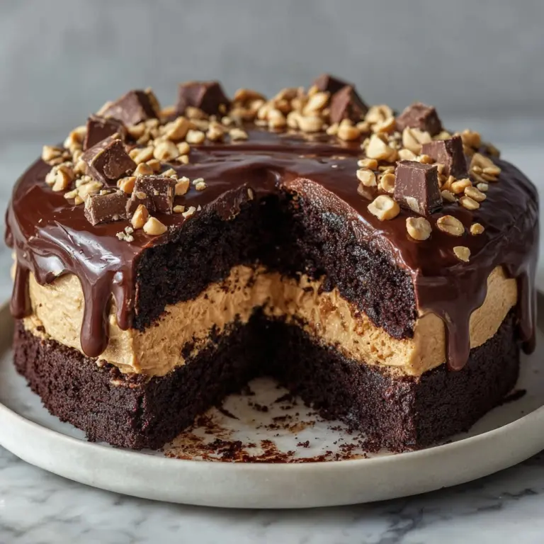 Chocolate Peanut Butter Earthquake Cake Recipe