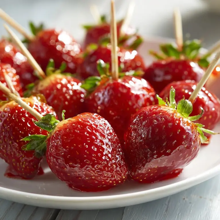 Candy Fruit Skewers Recipe