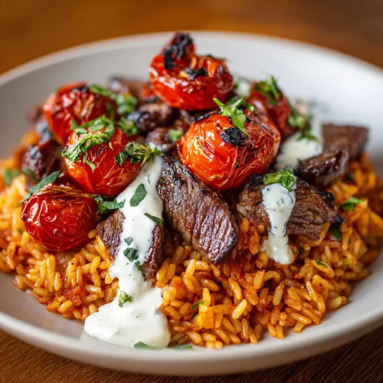 Steak & Queso Rice Recipe