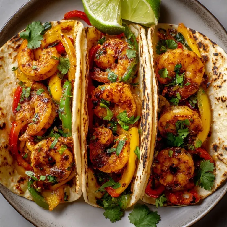 Crock Pot Fire Roasted Shrimp Tacos Recipe