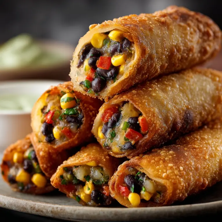 Southwest Chicken Egg Roll Recipe