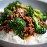 Honey Garlic Ground Beef and Broccoli Stir-Fry Recipe
