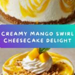 No-Bake Mango Swirl Cheesecake Recipe