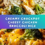 Crockpot Cheesy Chicken Broccoli Rice Recipe