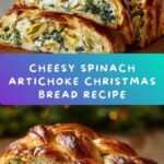 Spinach Artichoke Dip Pull-Apart Christmas Bread Recipe