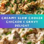 Slow Cooker Creamy Chicken & Gravy Recipe